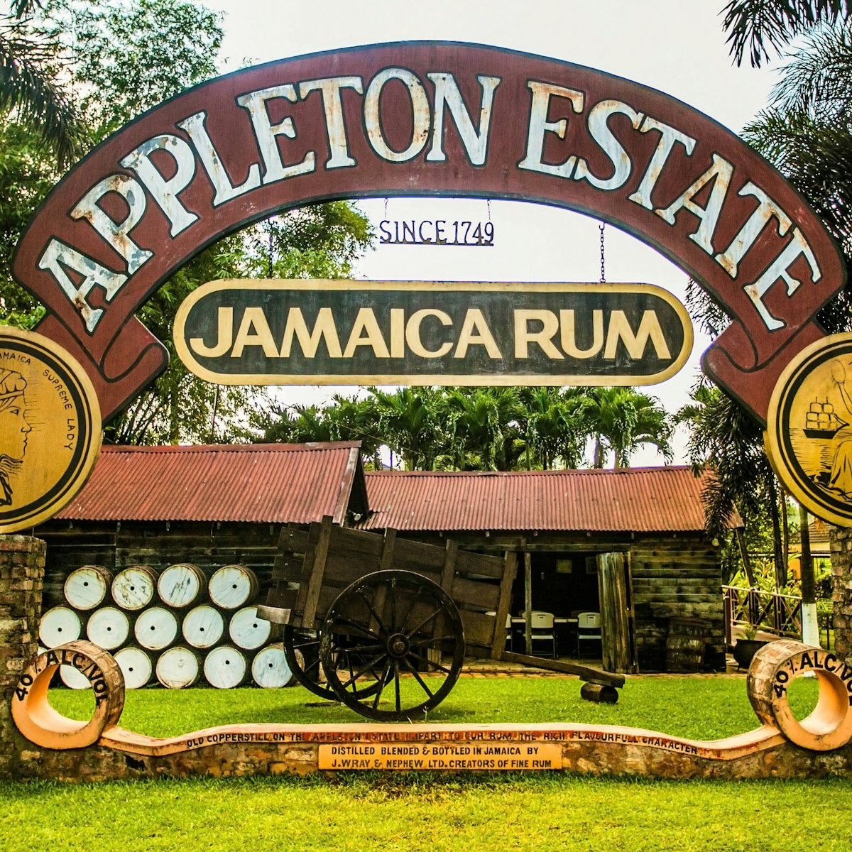 Appleton, Jamaica - 11/26/2013: Jamaica Appleton famous aged rum production factory; Shutterstock ID 1624598548; your: Evan Godt; gl: 65050; netsuite: Online Editorial; full: Demand content/Vanguard POIs