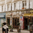 Rue Denoyez. Paris, France.