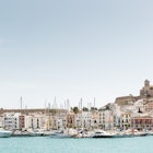 Dalt Villa - Ibiza Town - IBIZA
Lonely Planet Magazine, Issue 117, September 2018, Ibiza
Boats moored in Ibiza harbour and Dalt Villa.