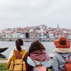 back view of three women sightseeing Porto views by the river. Travel and friendship concept; Shutterstock ID 1942684885; GL: 65050; netsuite: Online editorial; full: Porto neighborhoods; name: Claire Naylor
1942684885