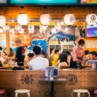 Yokohama Japan- Jul 19, 2024 : Japanese Bar restaurant with crowd People Yokohama city Japan nightlife , License Type: media, Download Time: 2025-01-30T21:50:40.000Z, User: sashabrady26, Editorial: true, purchase_order: 65050 - Digital Destinations and Articles, job: Lonely Planet, client: Photo haul, other: Sasha Brady